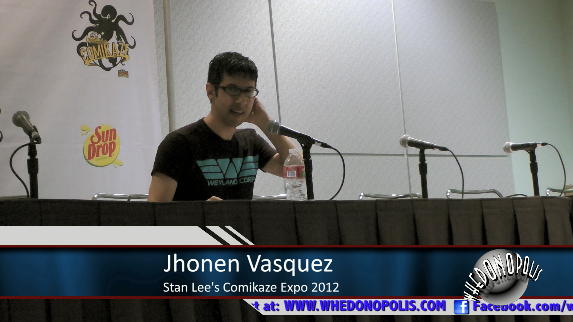 Invader Zim creator Jhonen Vasquez at Comikaze 2012