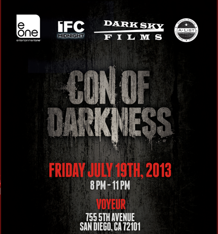 Con of Darkness Features New Horror Movies & Contest AT SDCC 2013