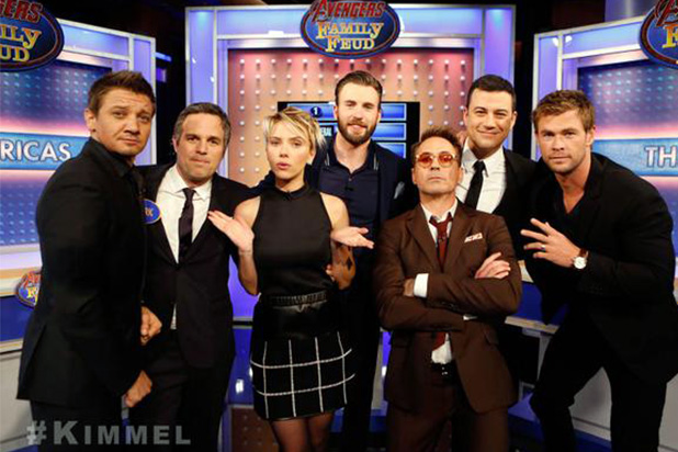 Avengers Assemble on Kimmel