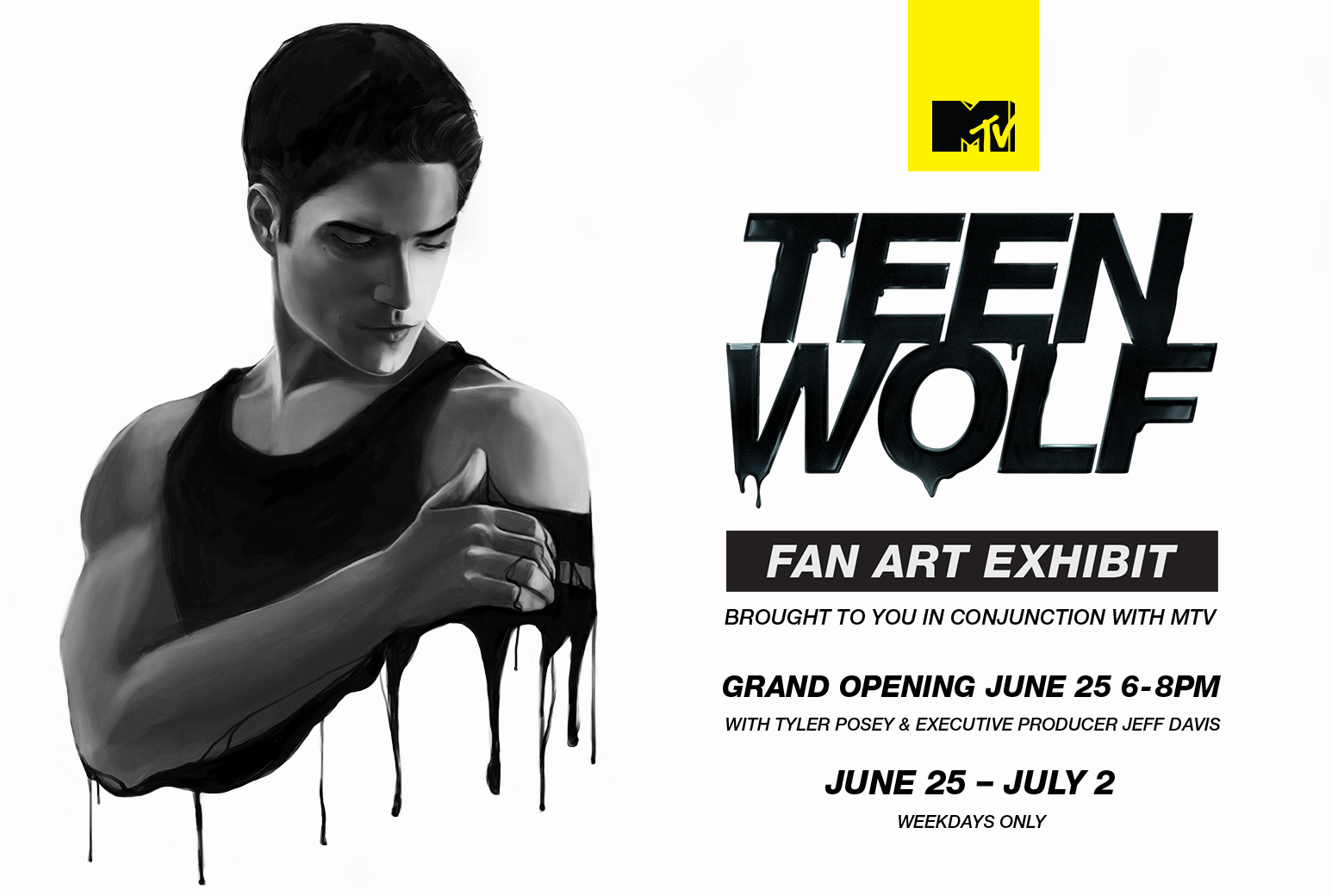 MTV Hosts “Teen Wolf” Fan Art Exhibit in NYC