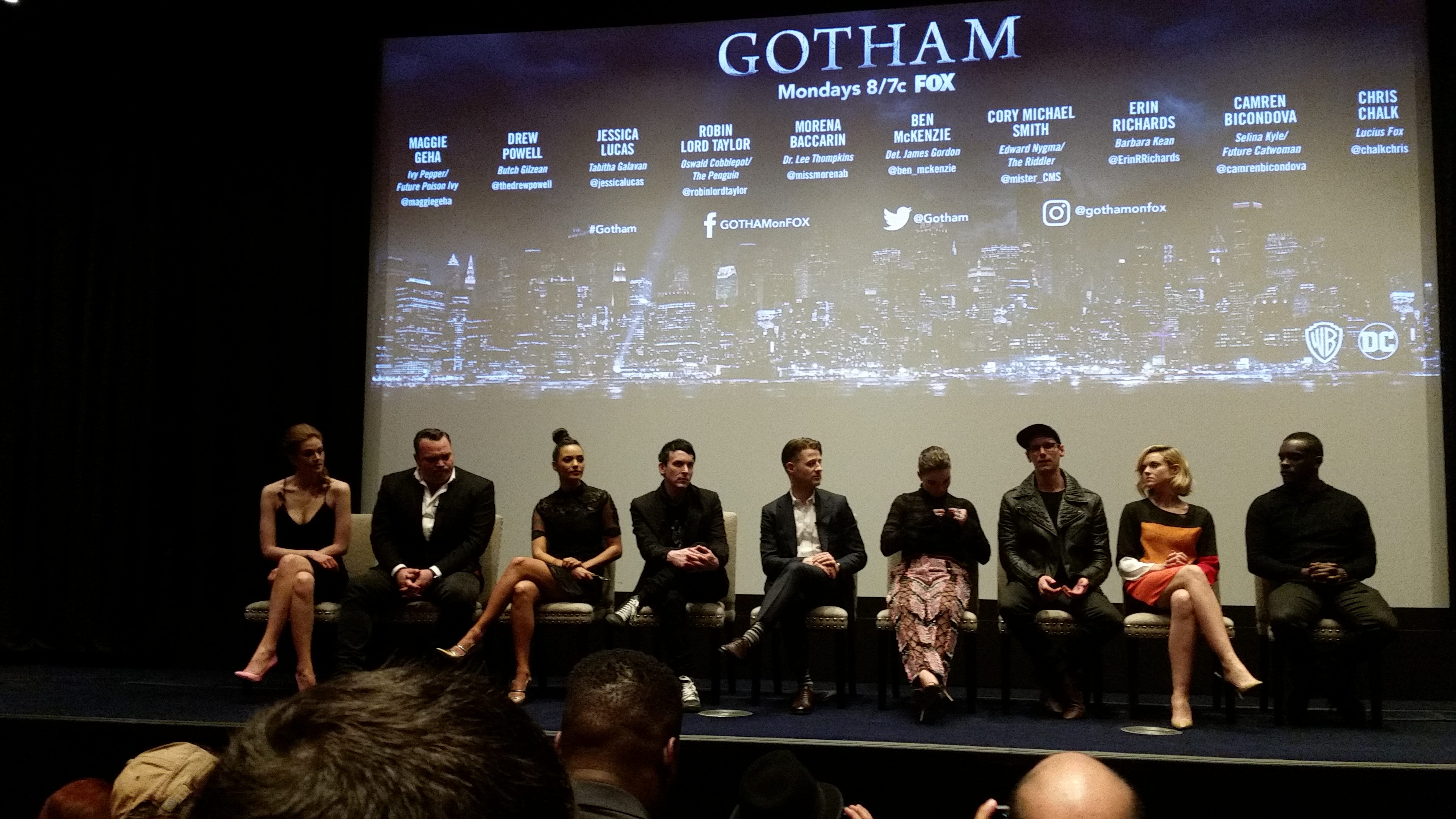 Gotham 3.15- “Heroes Rise: How The Riddler Got His Name” Q & A